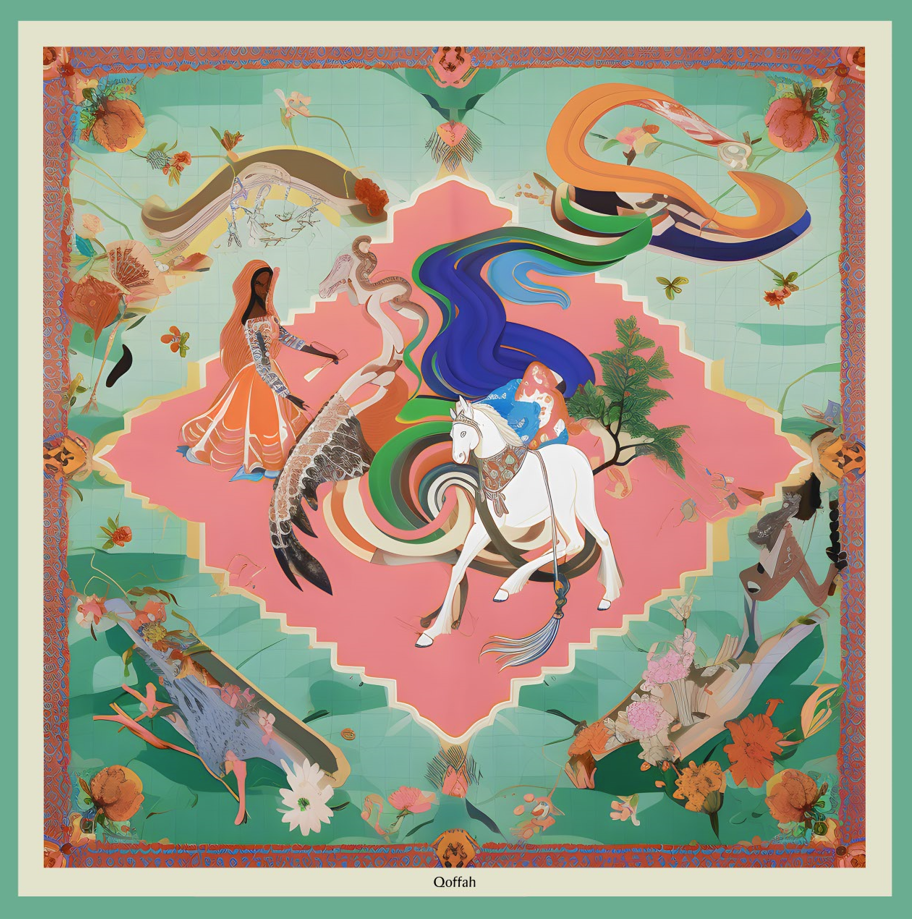 Les Retrouvailles scarf