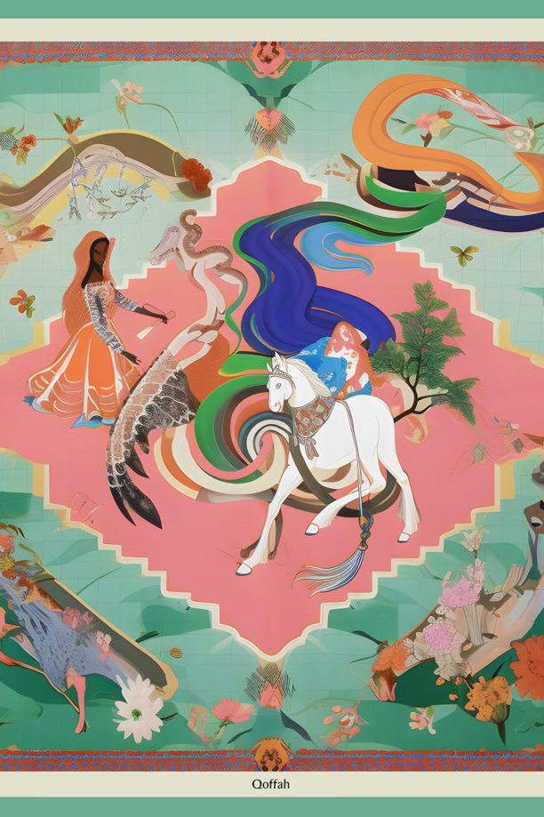 Les Retrouvailles scarf