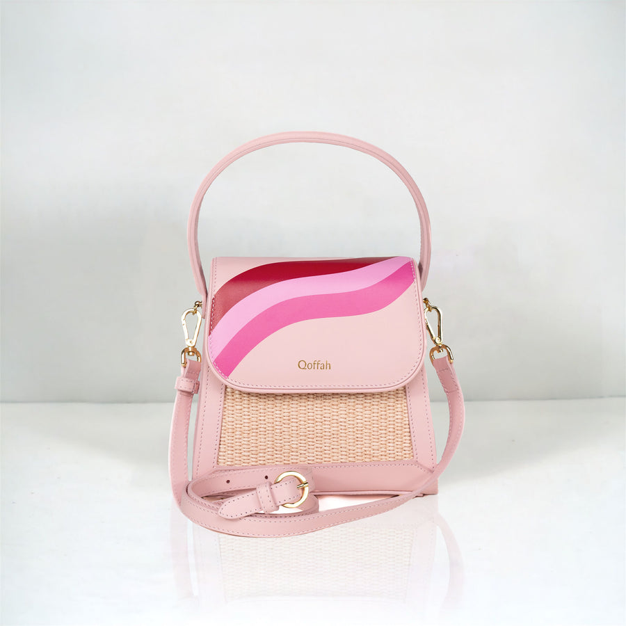 Close-up of La Madeleine Rose’s Elegant Leather Finish