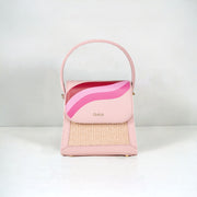 La Madeleine Rose - Luxury Soft Pink Handbag by QOFFAH