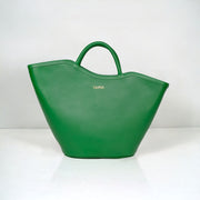 The Betty Bag - Green Luxury Designer Leather Handbag by QOFFAH