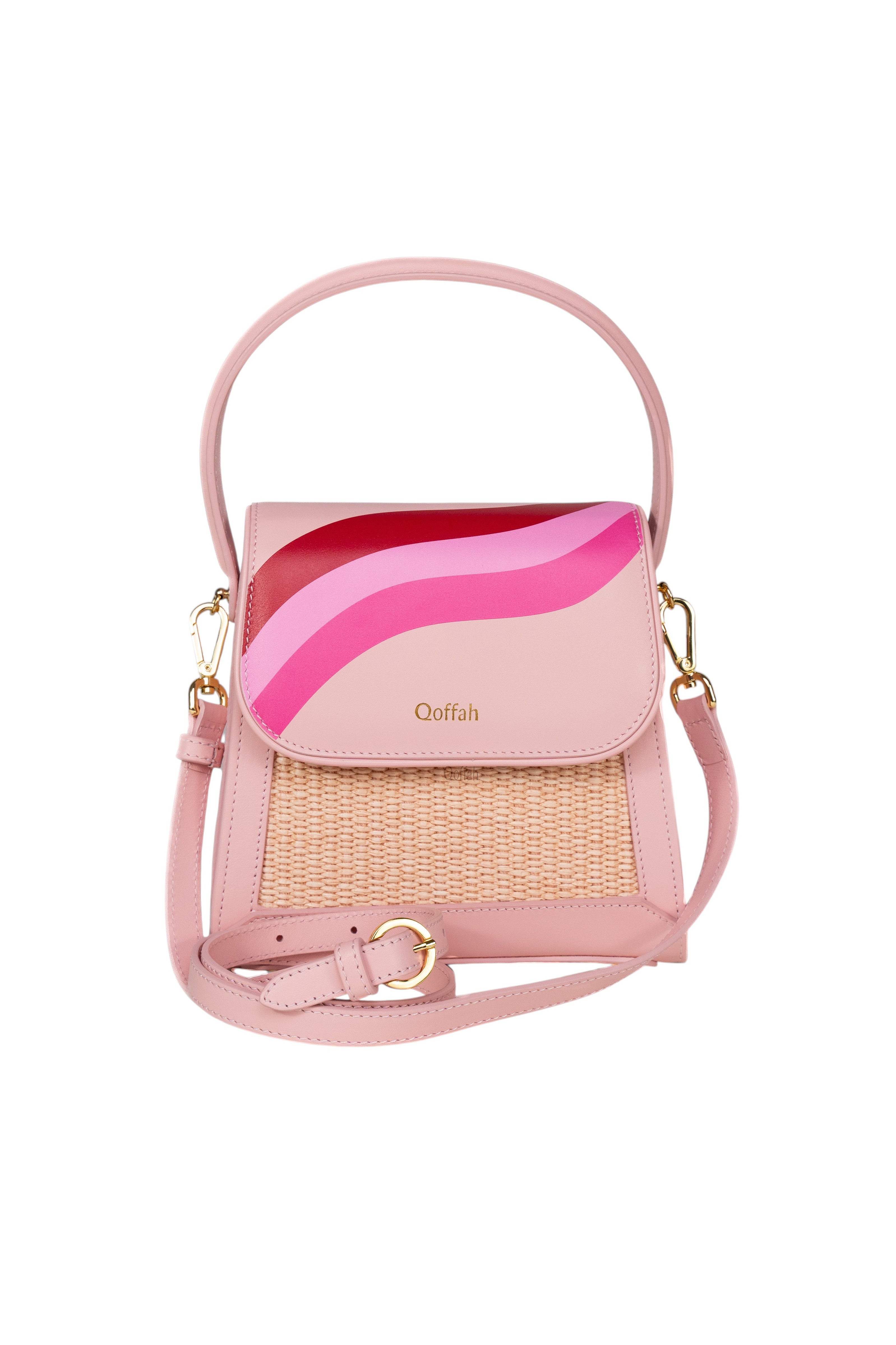 La Madeleine Rose | Elegant Pink Handbag - QOFFAH