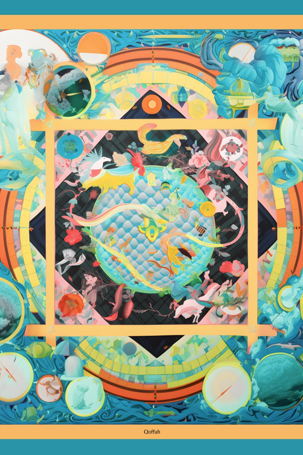 La Valse des Planètes scarf