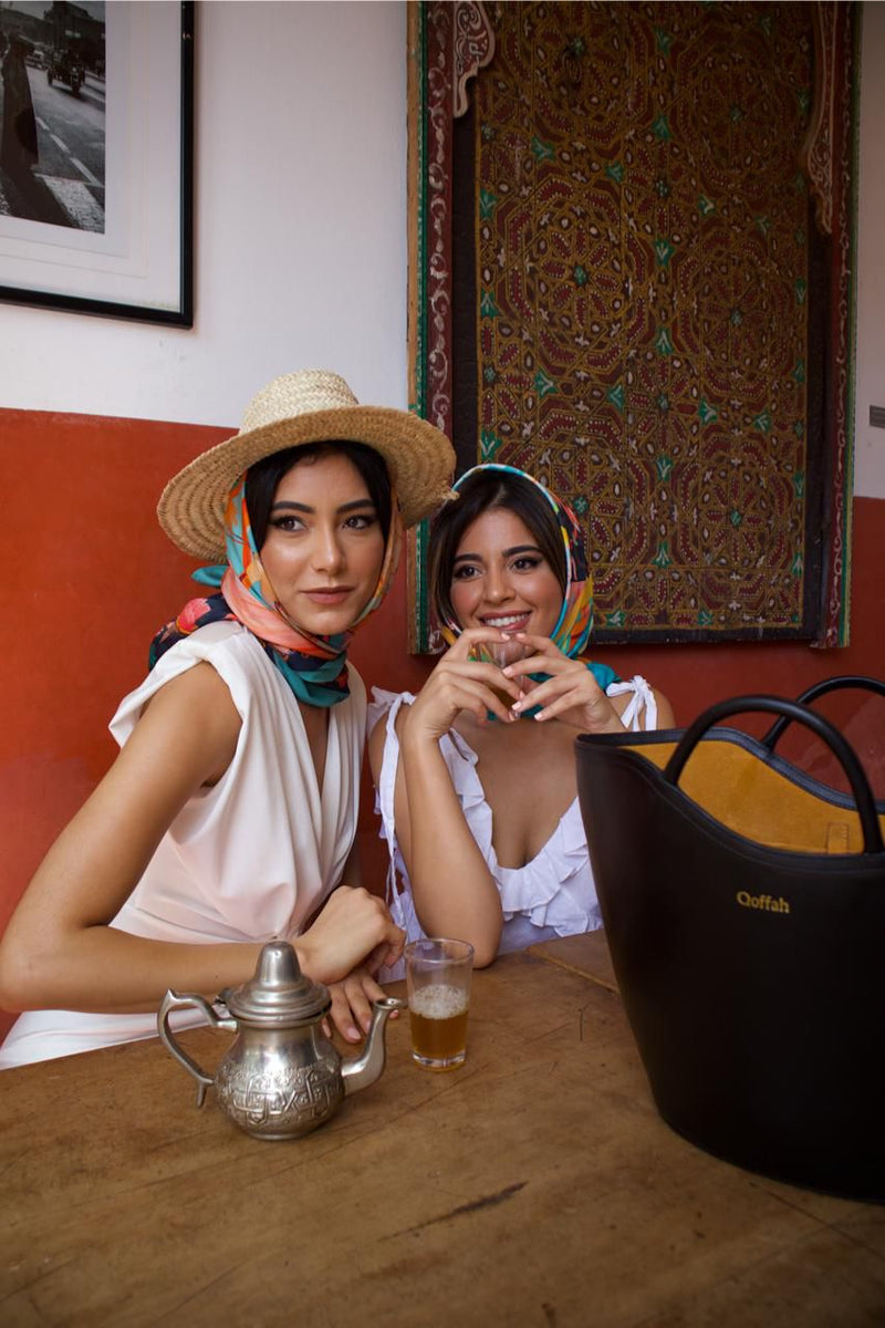 La Valse des Planètes scarf lifestyle